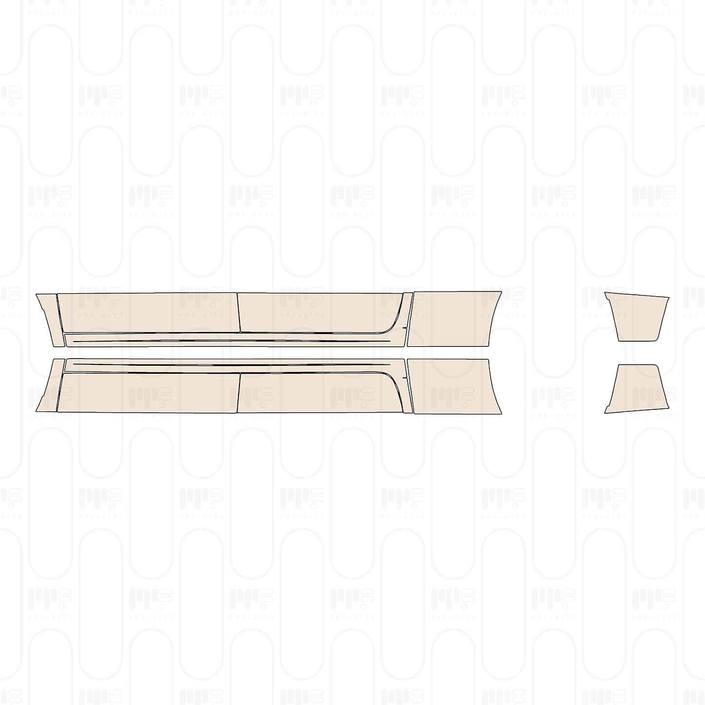Pre-Cut PPF RAM Trucks 3500 Laramie 2025