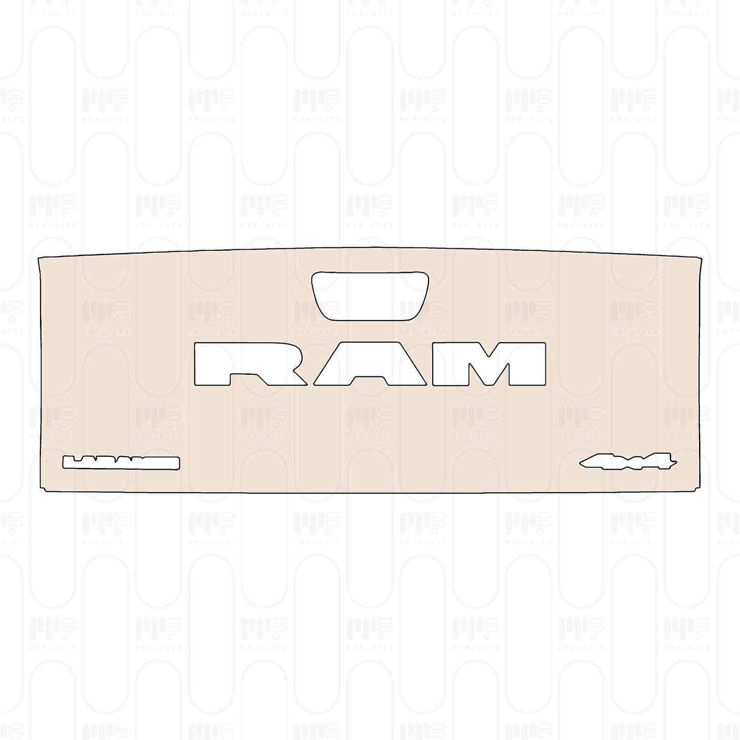 Pre-Cut PPF RAM Trucks 3500 Laramie 2025
