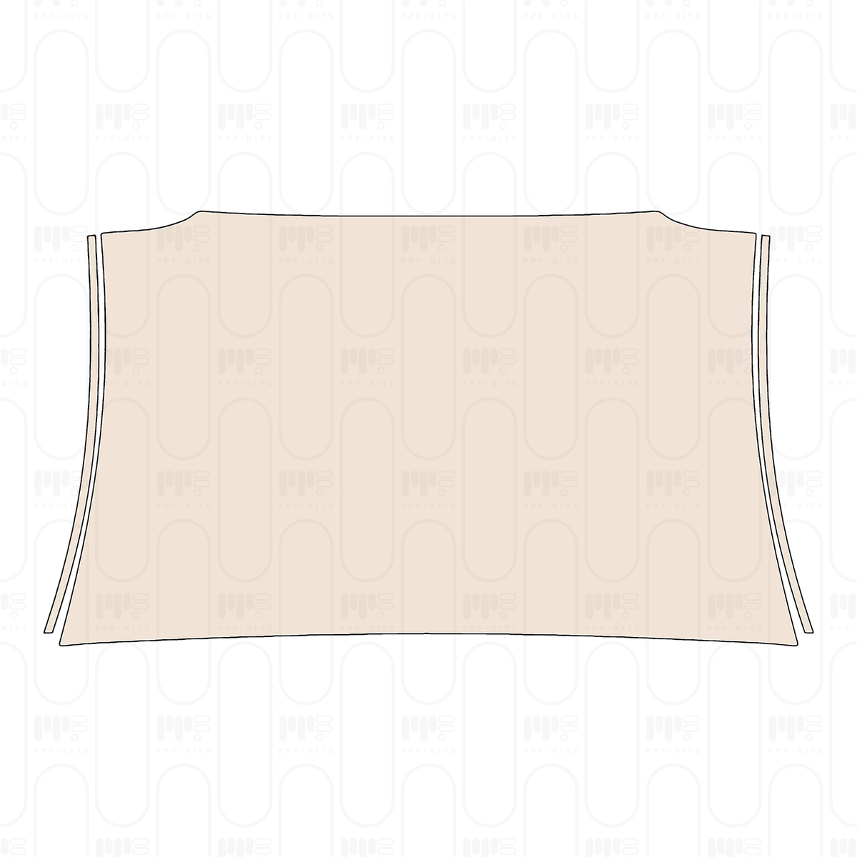 Roof without glass roof