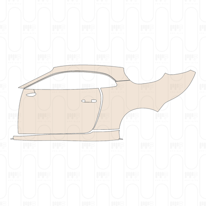 (left) Door+Side Skirt+Rear Fender