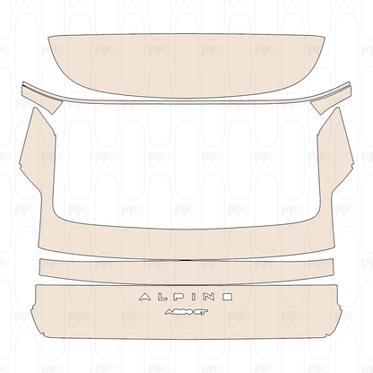 Trunk Lid with "ALPINE" & "A290GT" Emblems