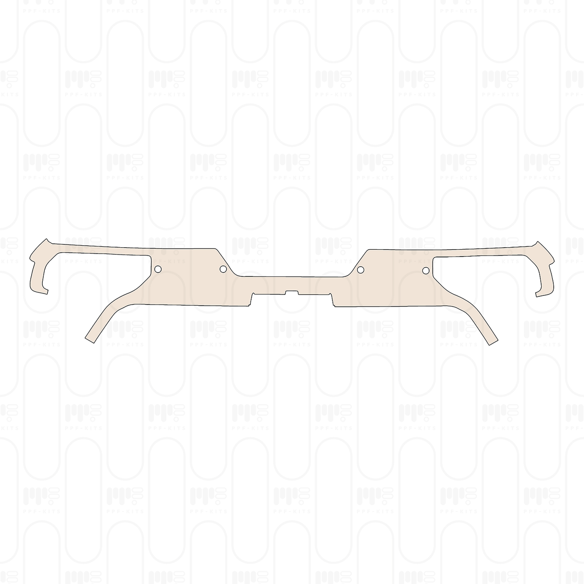Rear Bumper without exhaust