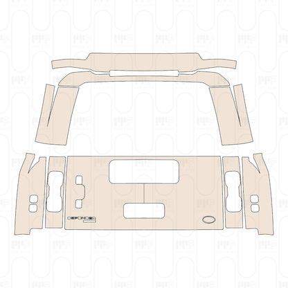 Trunk Lid with "Defender" & "p400hse" Emblems, with elliptical marker