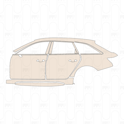 (left) Door+Rear Fender+Side Skirt