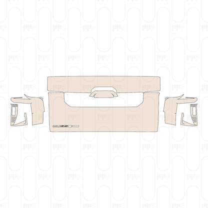 Trunk Lid with "MUSSO RHINO" Emblem