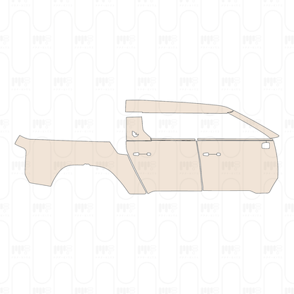 (right) Door+Rear Fender+Side Skirt