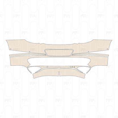 Rear Bumper with Carbon Fiber Styling Specification