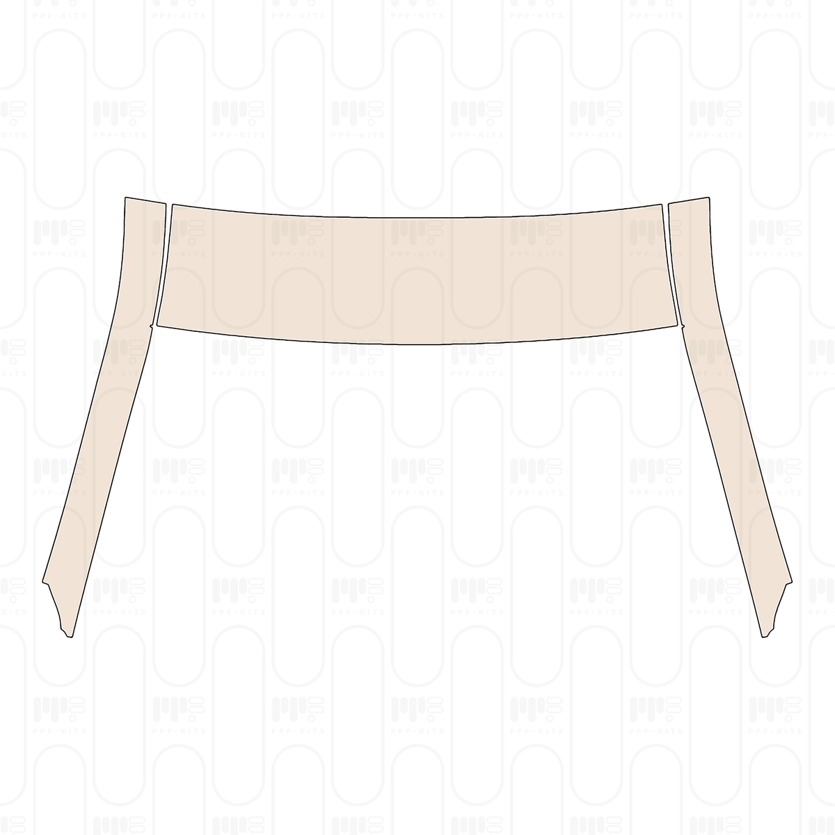 A-Pillar+Roof (front) without laser radar, without sunroof