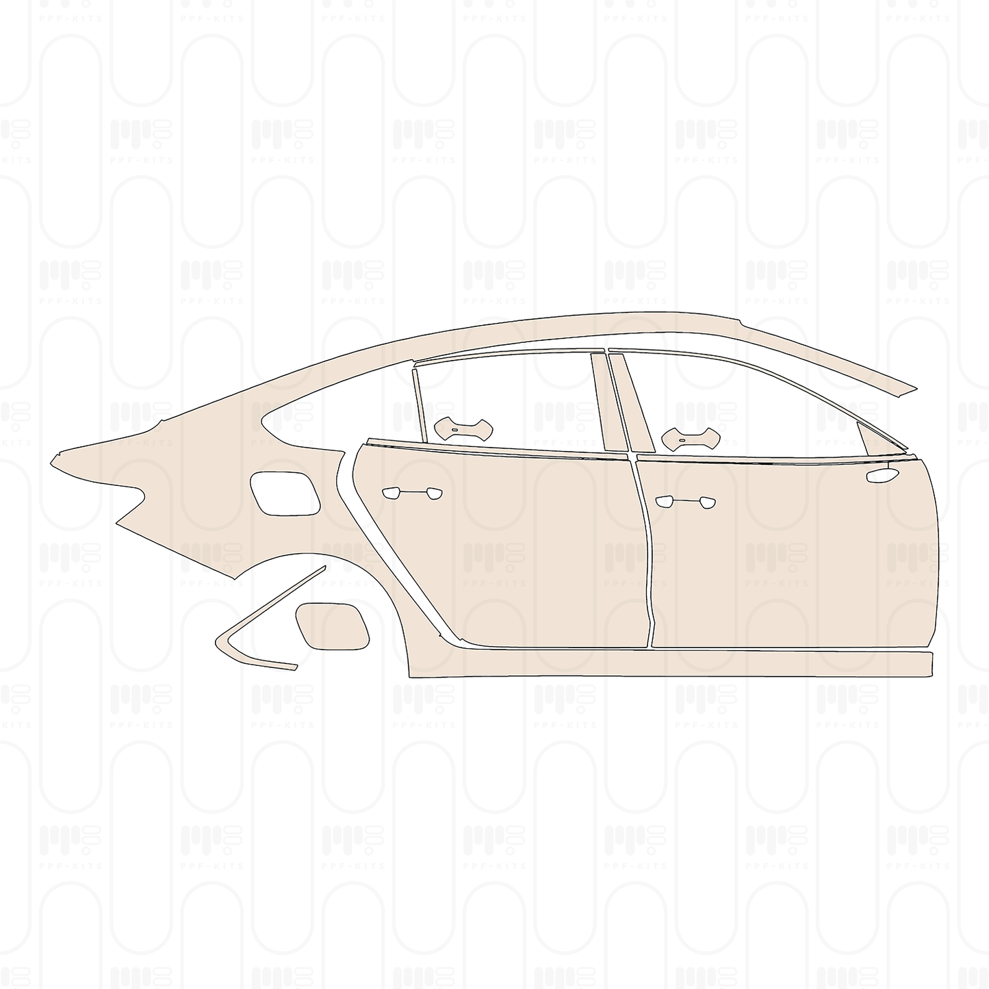 Pre-Cut PPF Volkswagen Magotan 2025