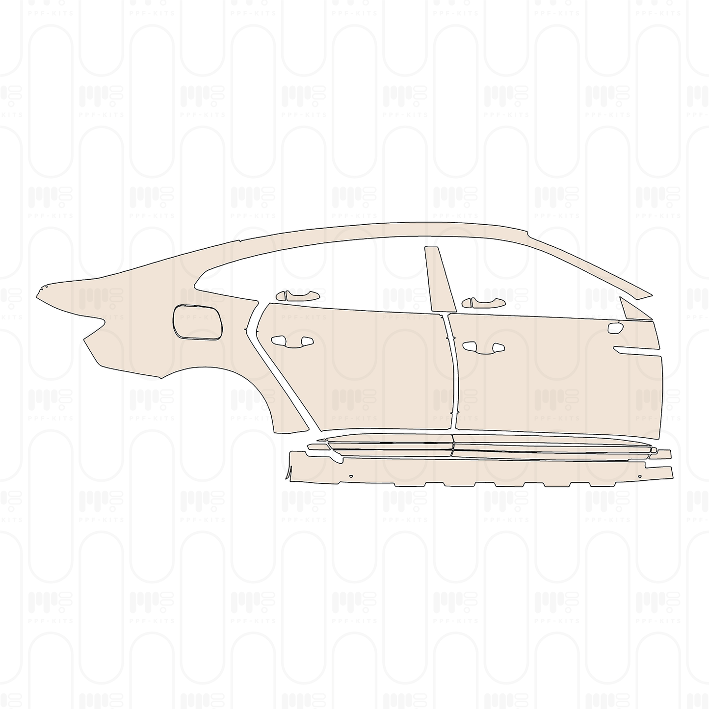 Pre-Cut PPF Volkswagen CC Sedan 2026