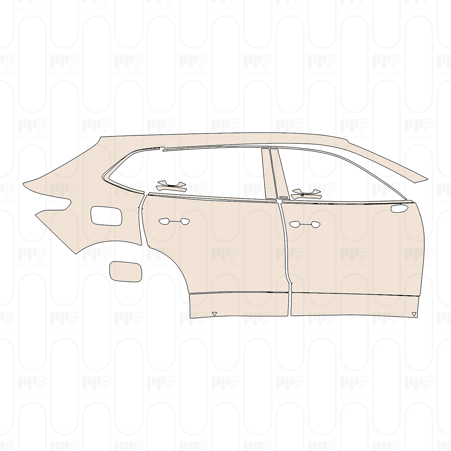 Pre-Cut PPF Volkswagen Tiguan L Pro Base 2026