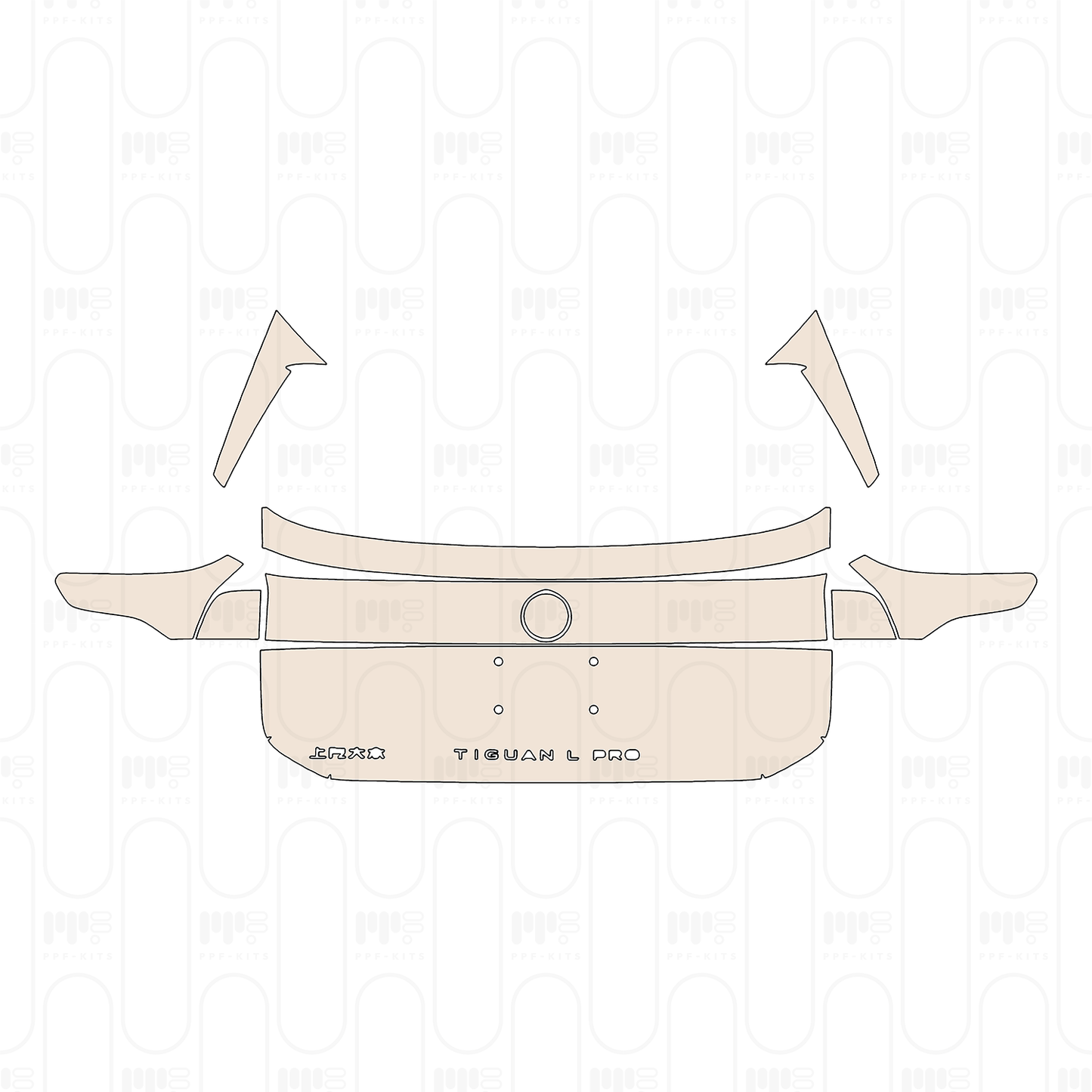 Pre-Cut PPF Volkswagen Tiguan L Pro Base 2026