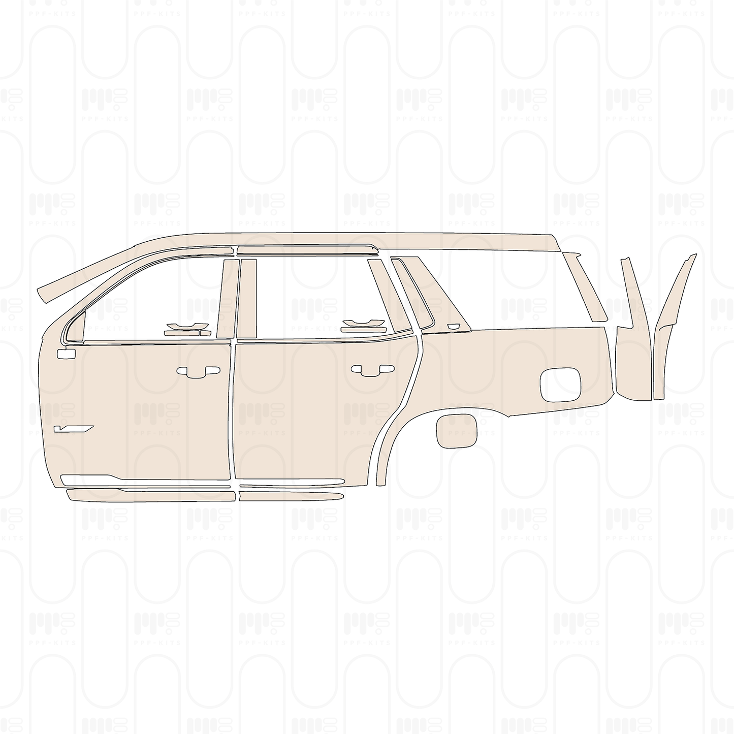 Pre-Cut PPF Cadillac Escalade-V Standard Wheelbase 2026