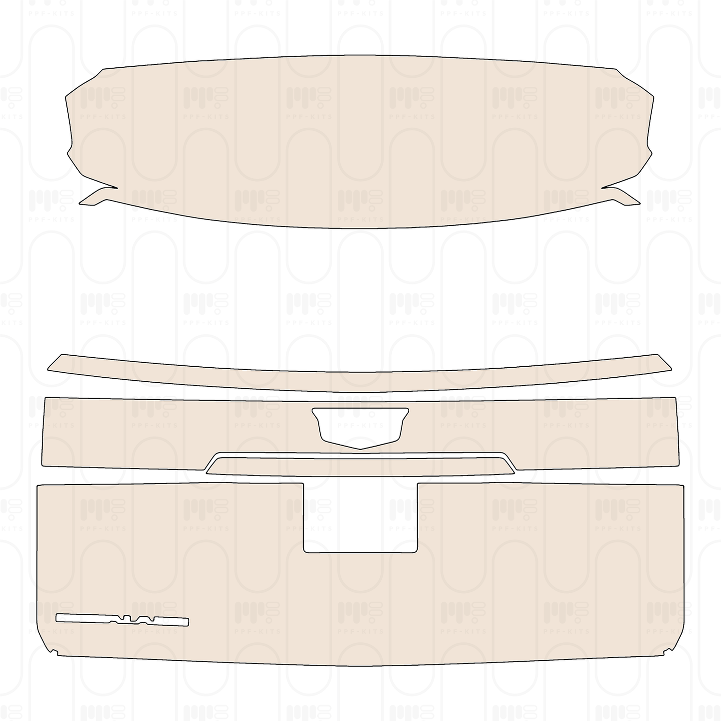 Pre-Cut PPF Cadillac Escalade Standard Wheelbase Luxury 2026