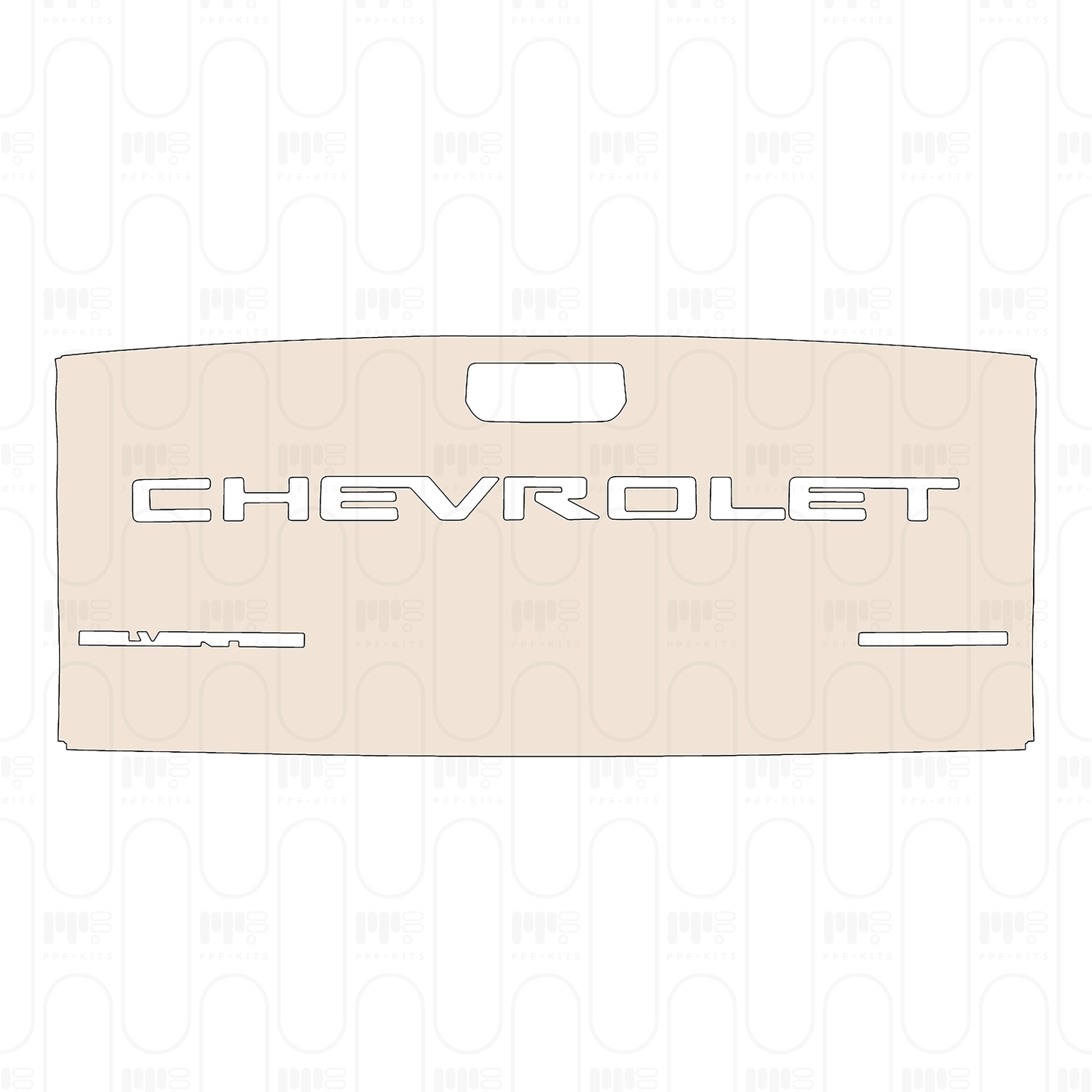 Pre-Cut PPF Chevrolet Silverado 1500 Custom 2026
