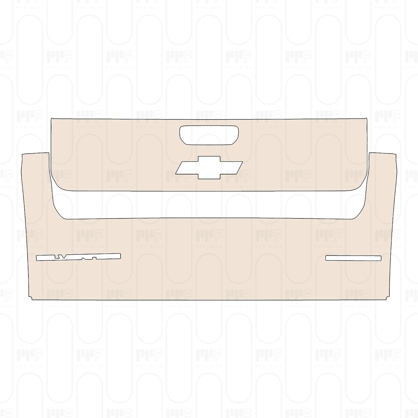 Pre-Cut PPF Chevrolet Silverado 1500 Custom 2026