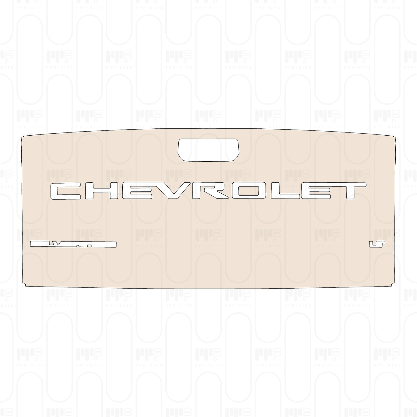 Pre-Cut PPF Chevrolet Silverado 1500 LT Trail Boss 2026