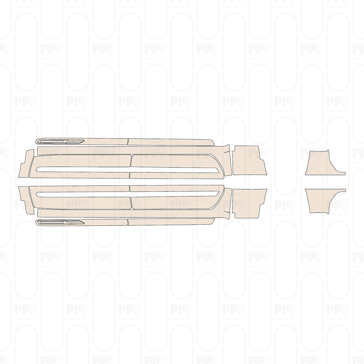 Pre-Cut PPF Chevrolet Silverado 1500 High Country 2026