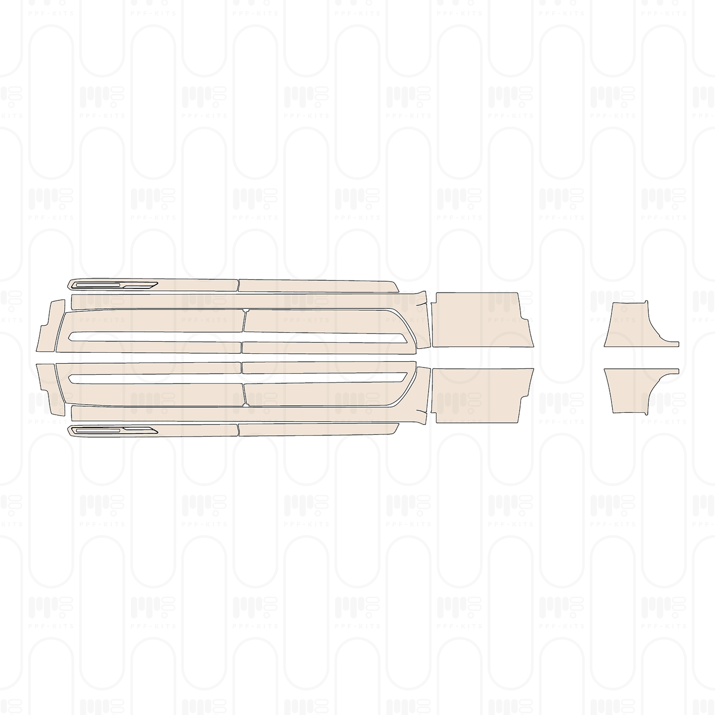 Pre-Cut PPF Chevrolet Silverado 1500 High Country 2026