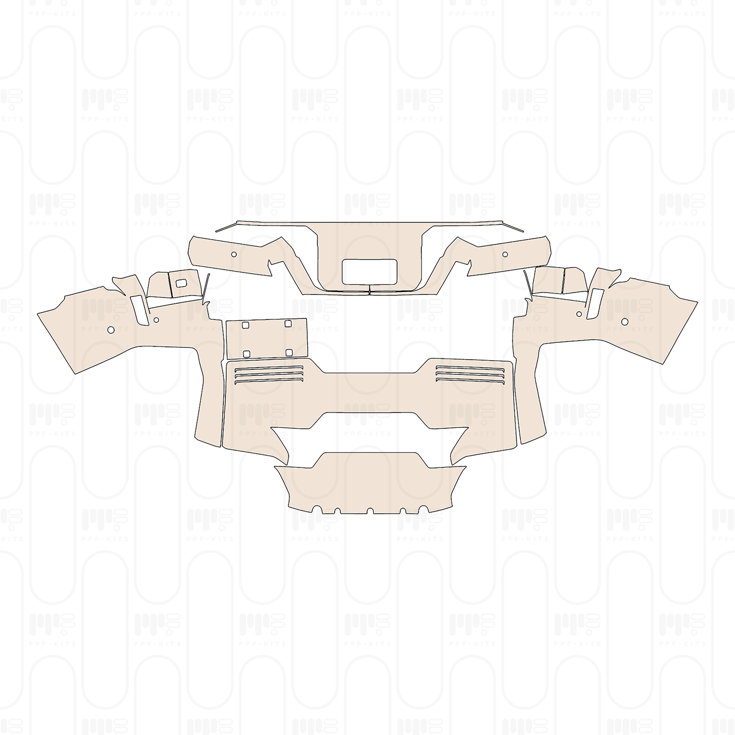 Pre-Cut PPF GMC Hummer EV SUV 2026