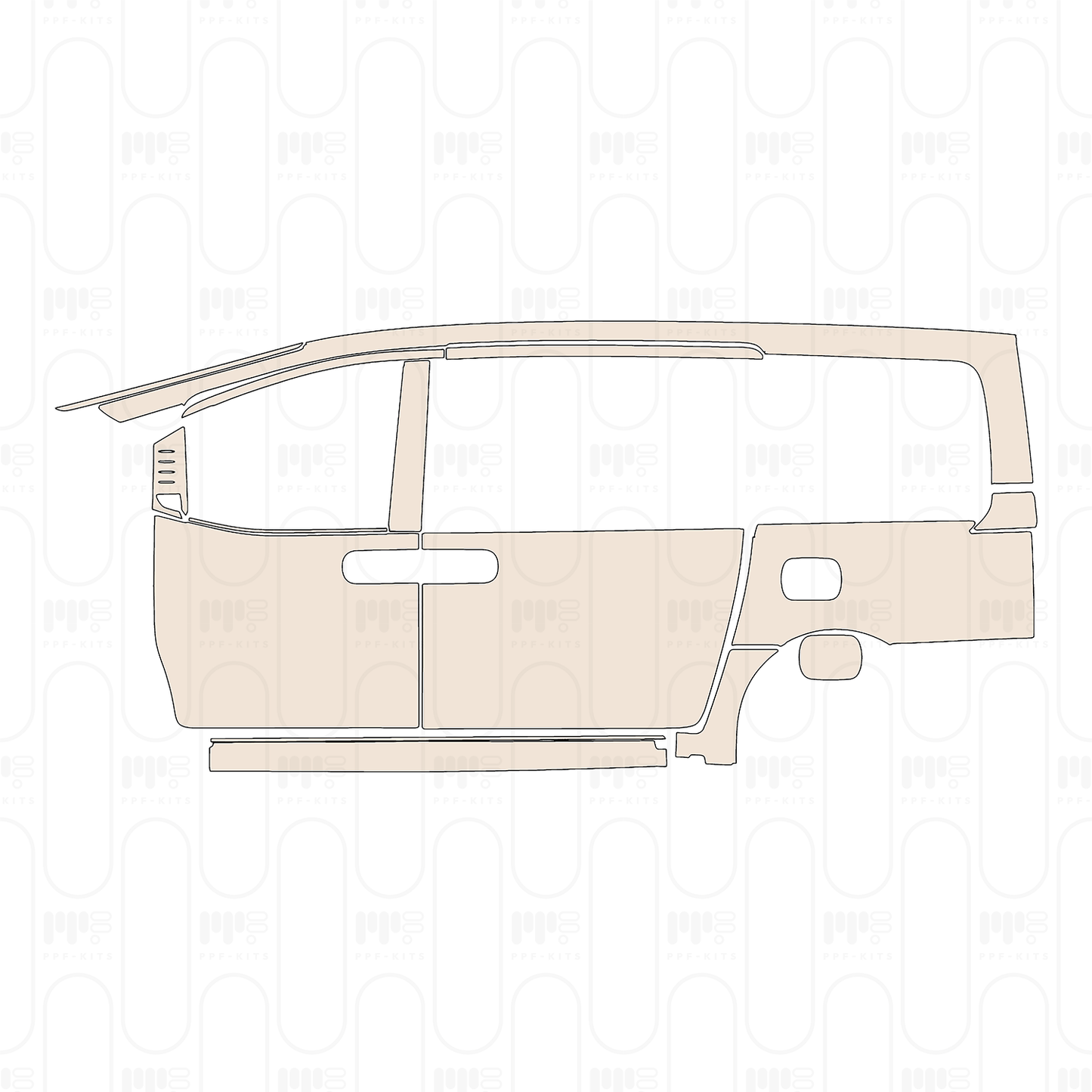 Pre-Cut PPF Hyundai Staria Base 2026
