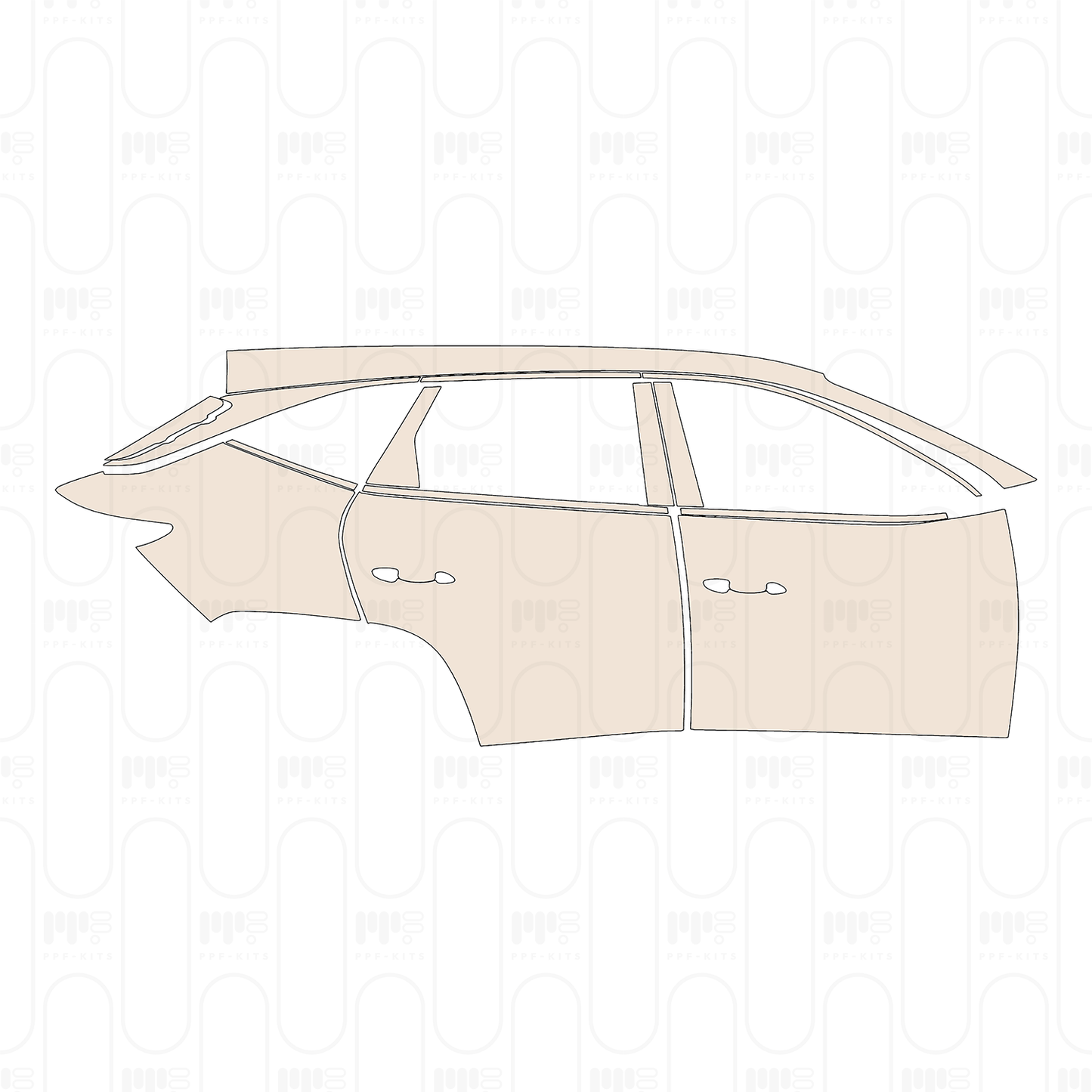 Pre-Cut PPF Hyundai Tucson L (CN) Base 2026