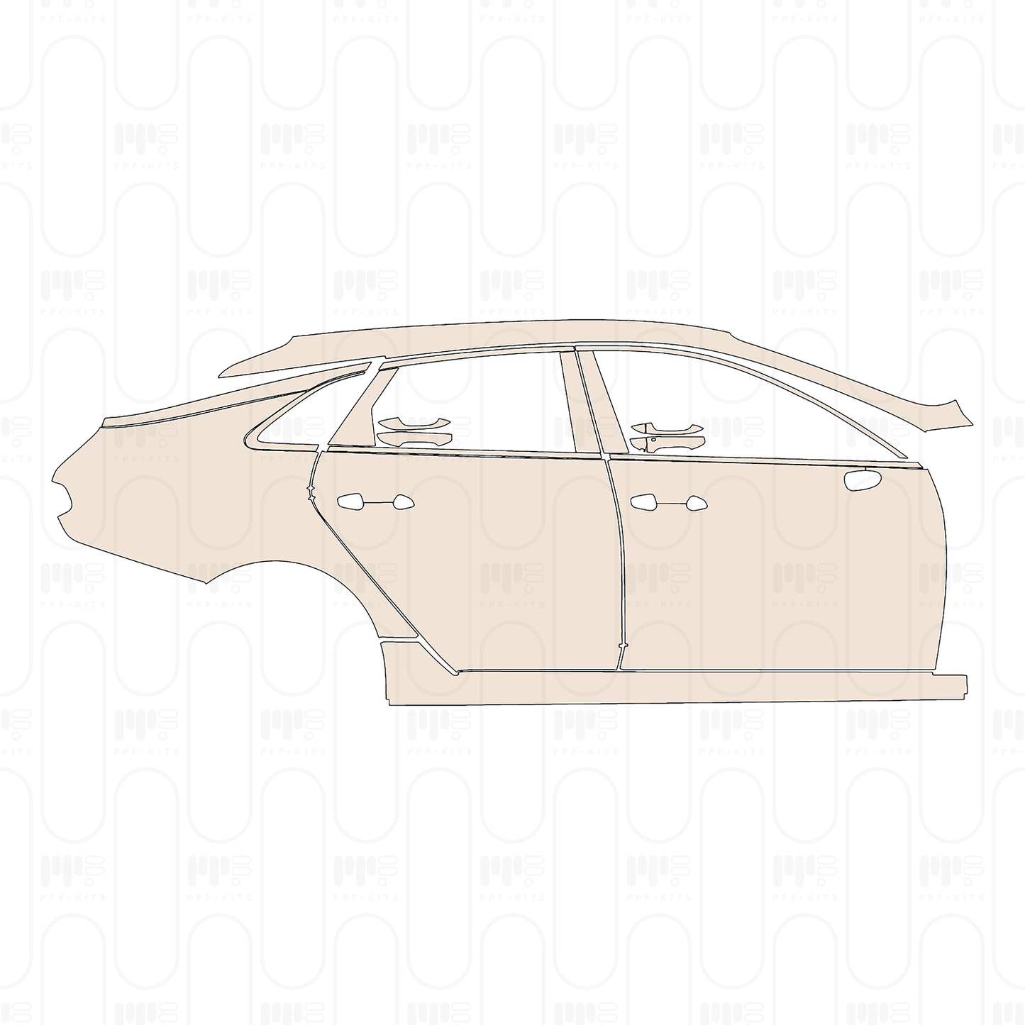 Pre-Cut PPF KIA K5 (US) GT-Line 2026