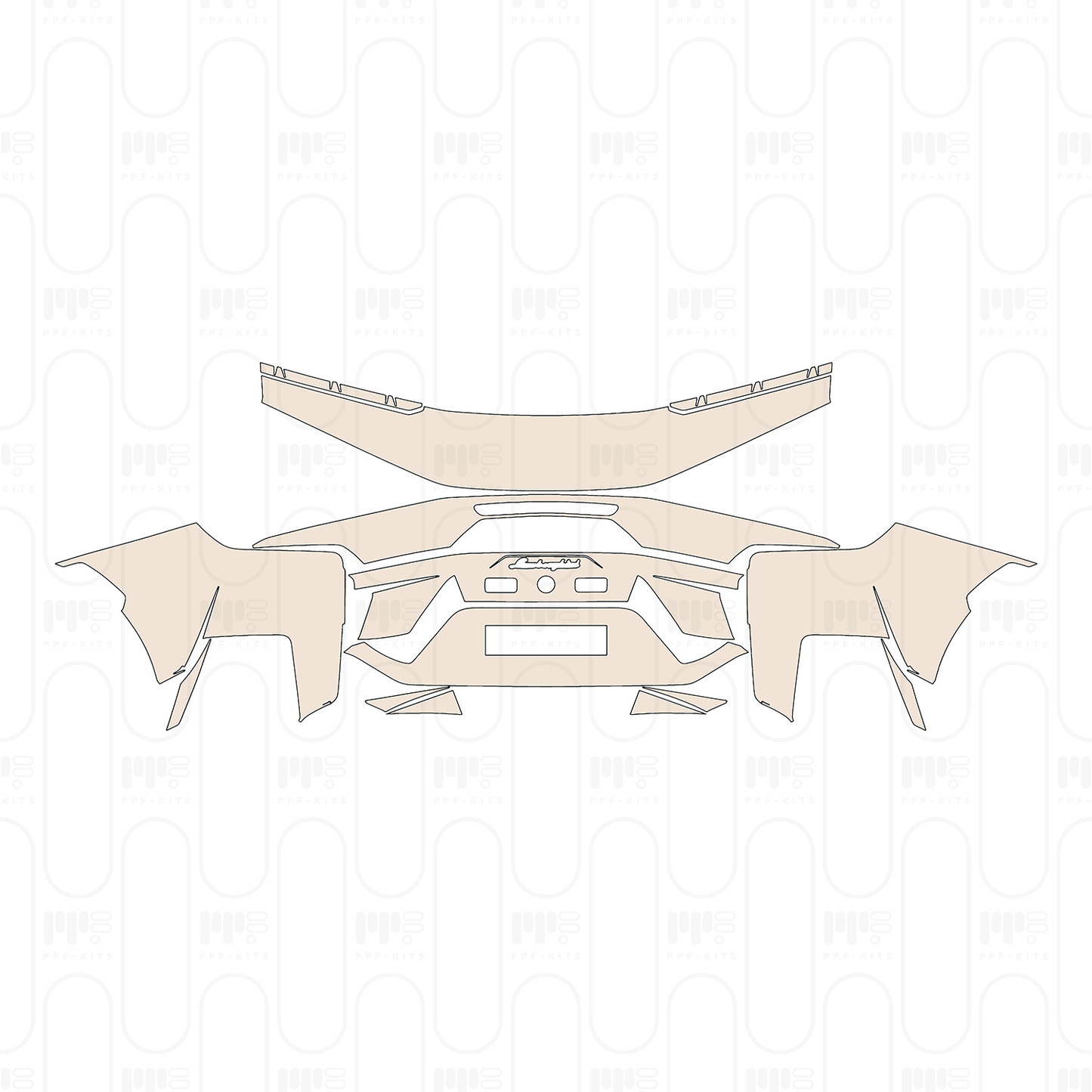 Pre-Cut PPF Lamborghini Temerario 2026
