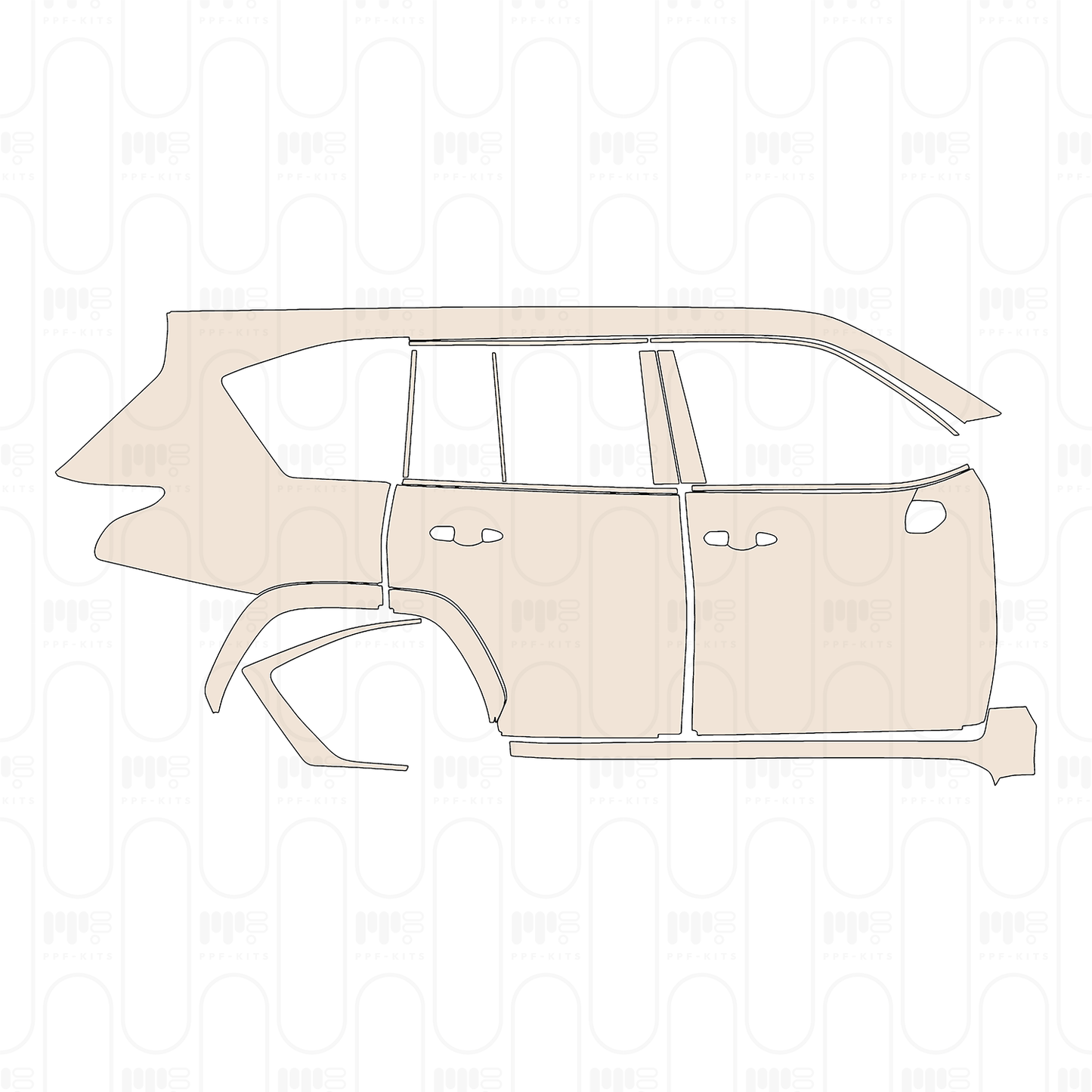 Pre-Cut PPF Lexus LX Luxury 2026
