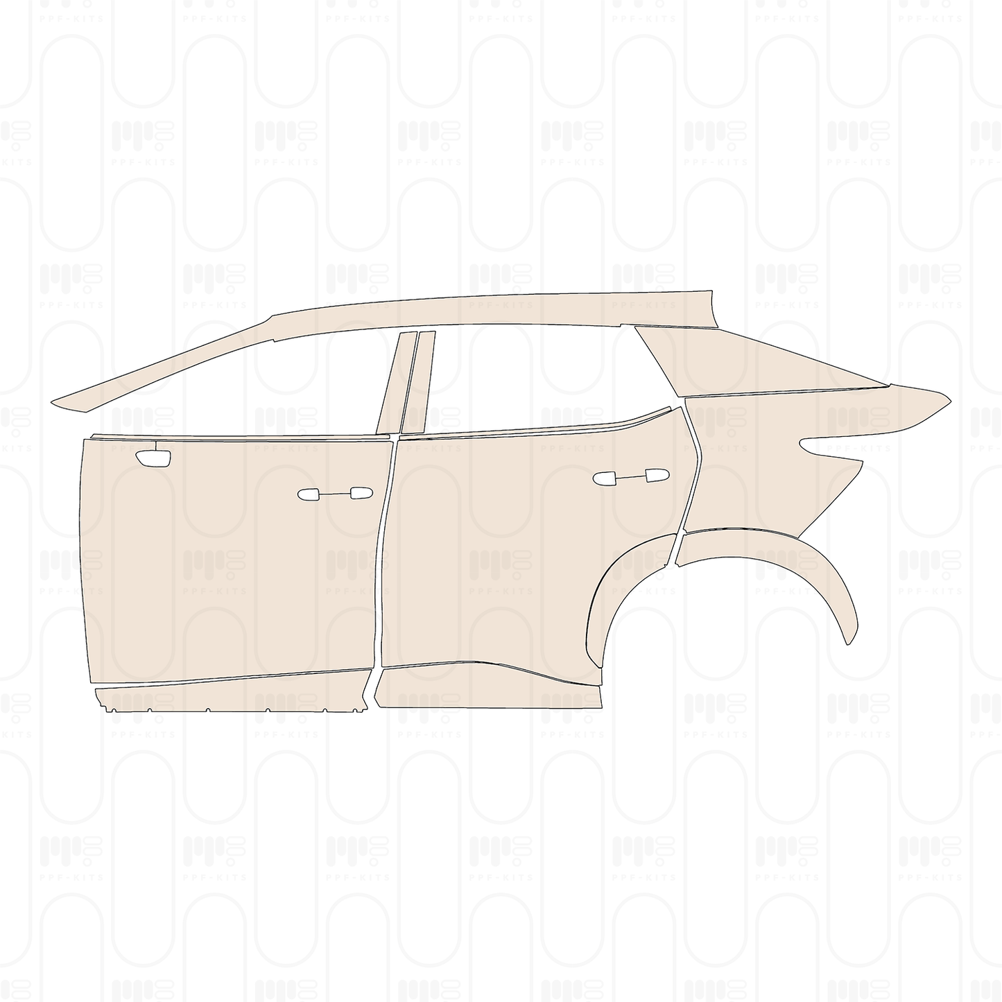 Pre-Cut PPF Lexus RZ 2026