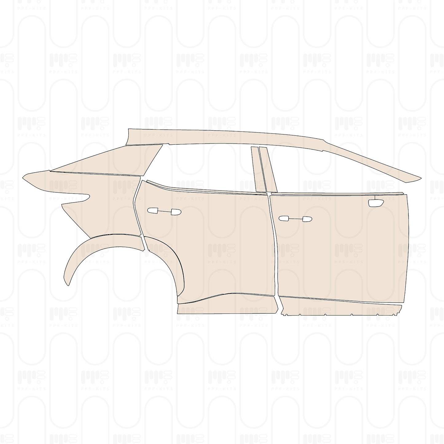 Pre-Cut PPF Lexus RZ 2026