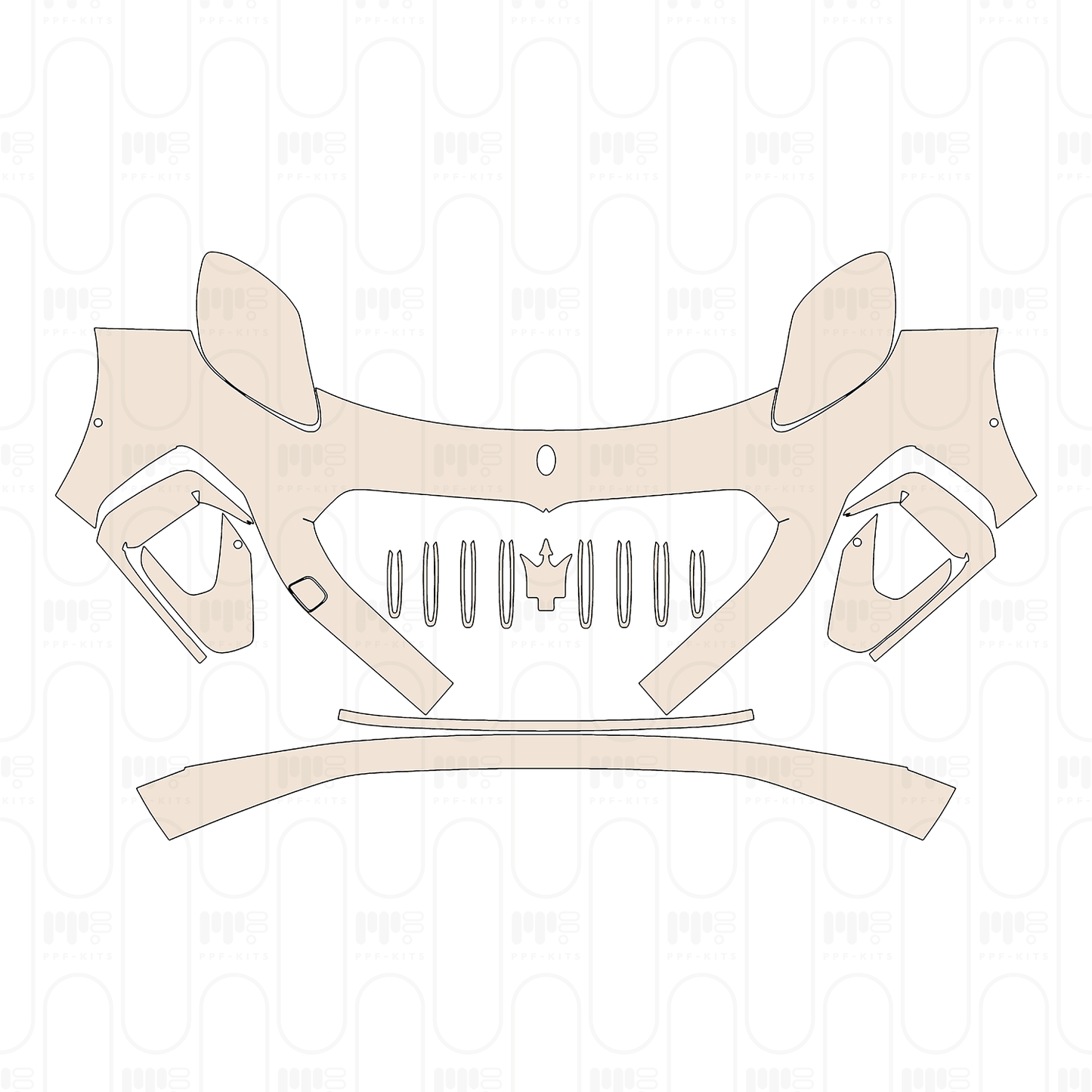 Pre-Cut PPF Maserati Grecale Folgore 2026