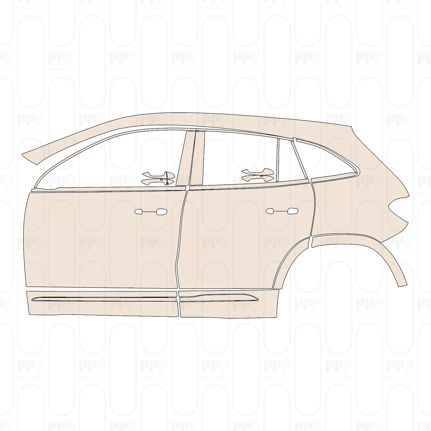 Pre-Cut PPF Mercedes-Benz EQA (CN) AMG Line 2026