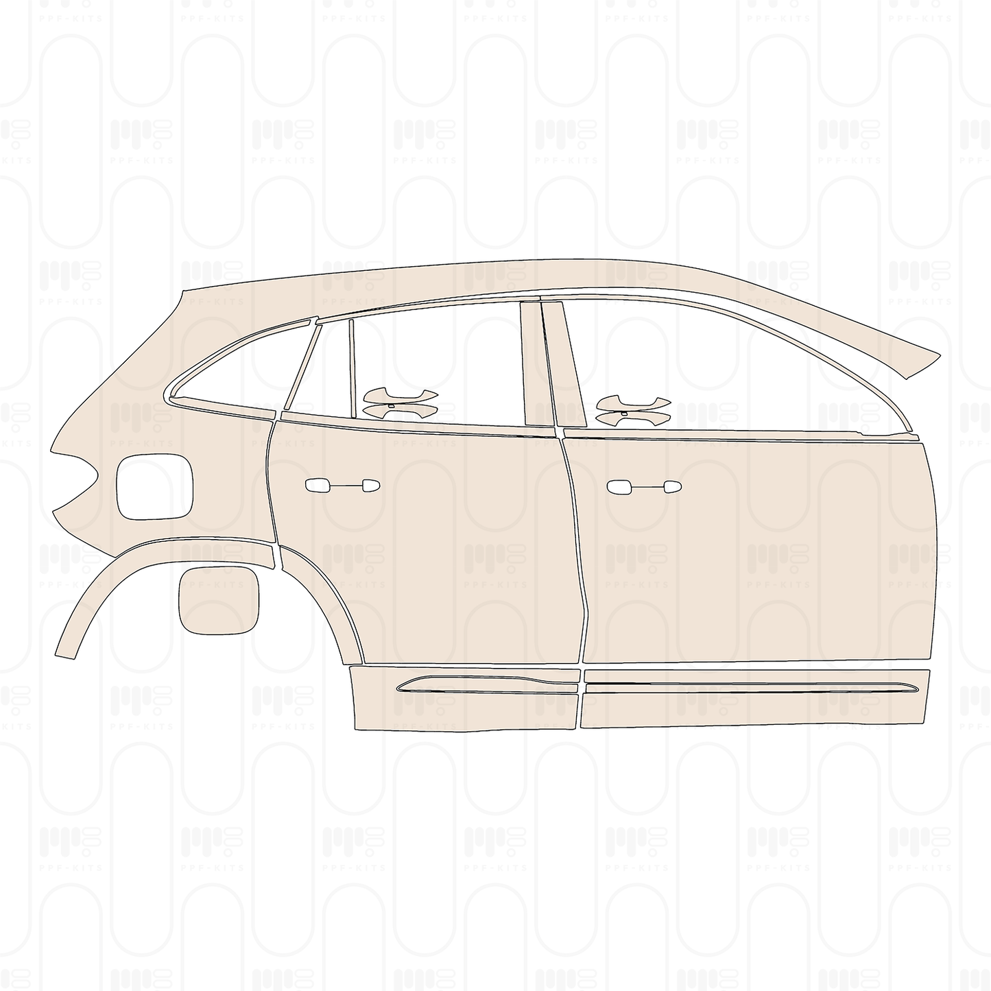 Pre-Cut PPF Mercedes-Benz EQA (CN) AMG Line 2026