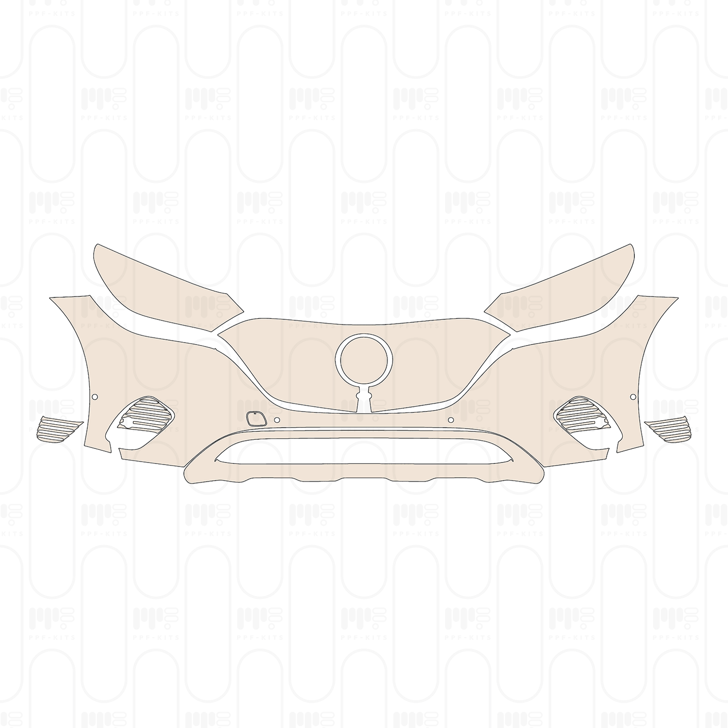Pre-Cut PPF Mercedes-Benz EQE SUV Base 2026