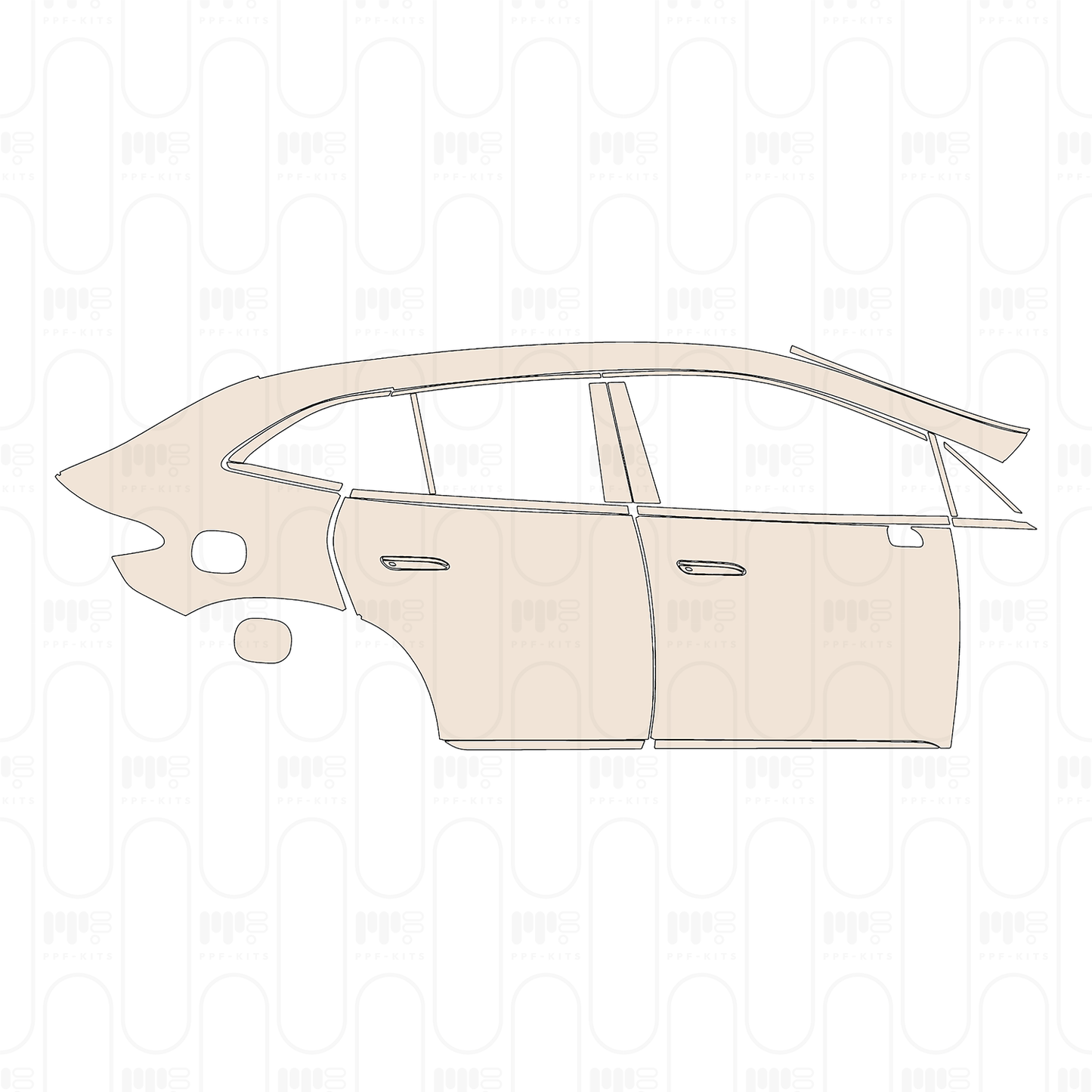 Pre-Cut PPF Mercedes-Benz EQE SUV AMG 53 2026