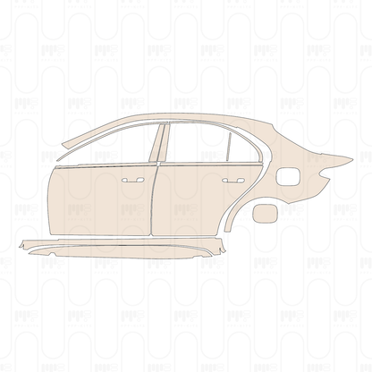Pre-Cut PPF Mercedes-Benz C Class Sedan AMG Line Standard Wheelbase 2026