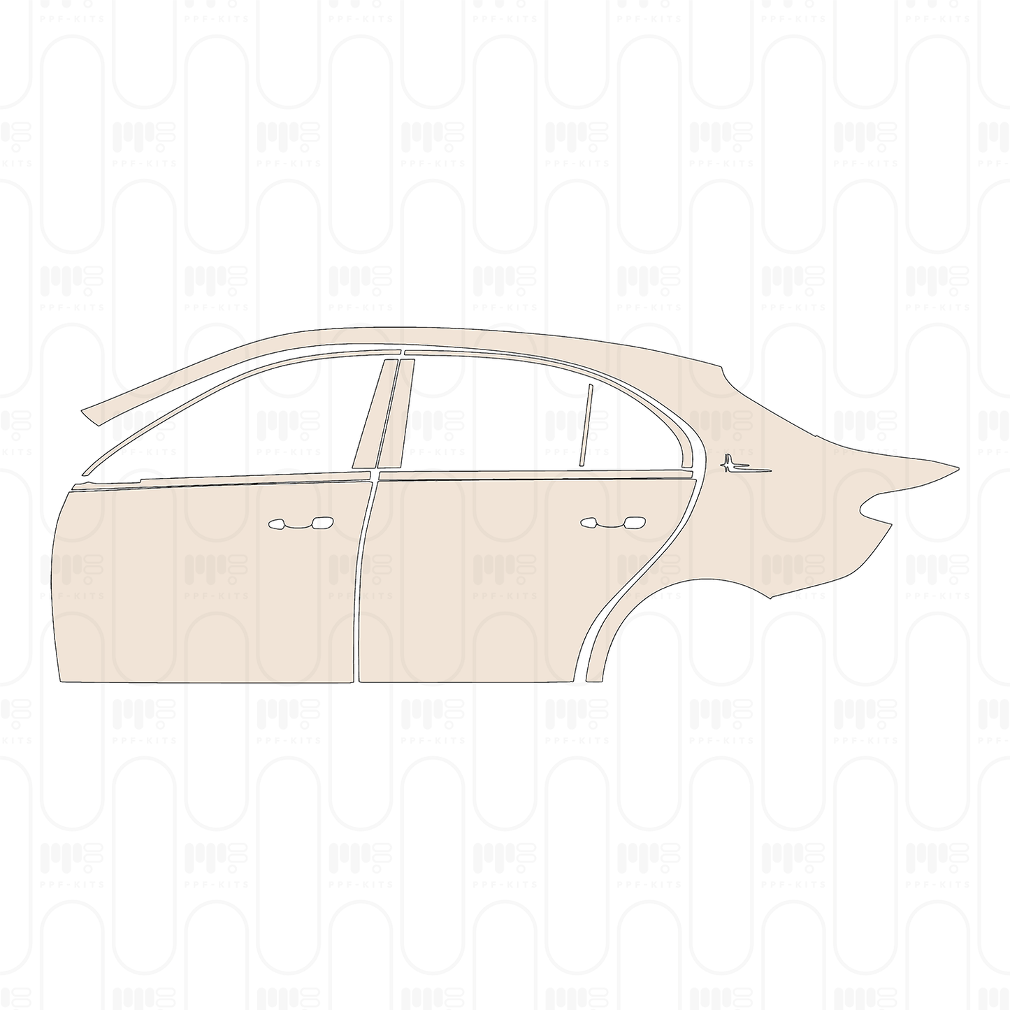 Pre-Cut PPF Mercedes-Benz C Class Sedan Base Extended Wheelbase 2026