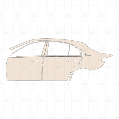 Pre-Cut PPF Mercedes-Benz C Class Sedan Base Extended Wheelbase 2026