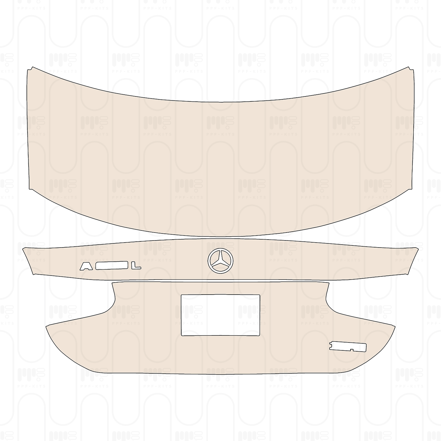 Pre-Cut PPF Mercedes-Benz A Class Sedan Base Extended Wheelbase (Chinese only) 2026