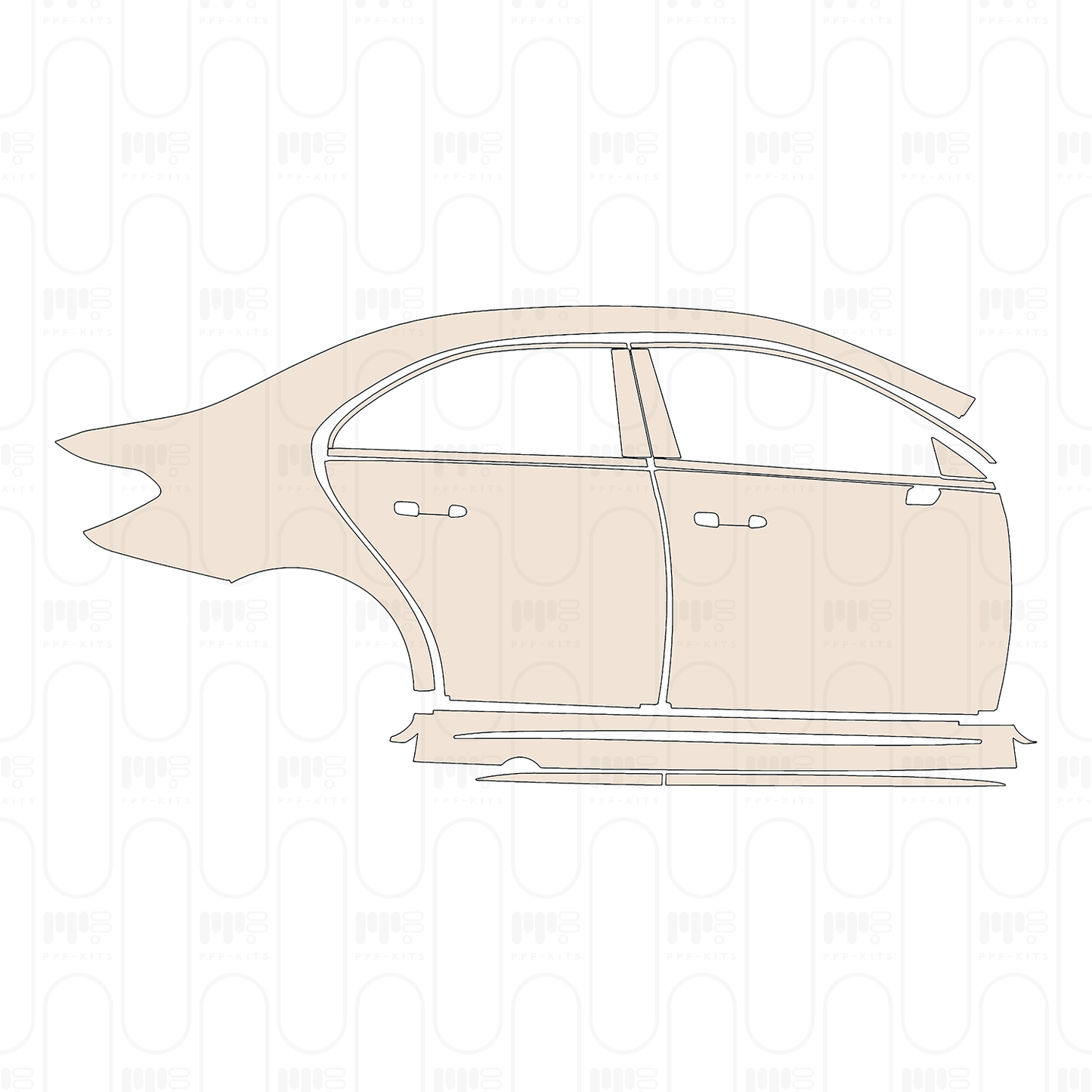 Pre-Cut PPF Mercedes-Benz A Class Sedan AMG A 35 2026