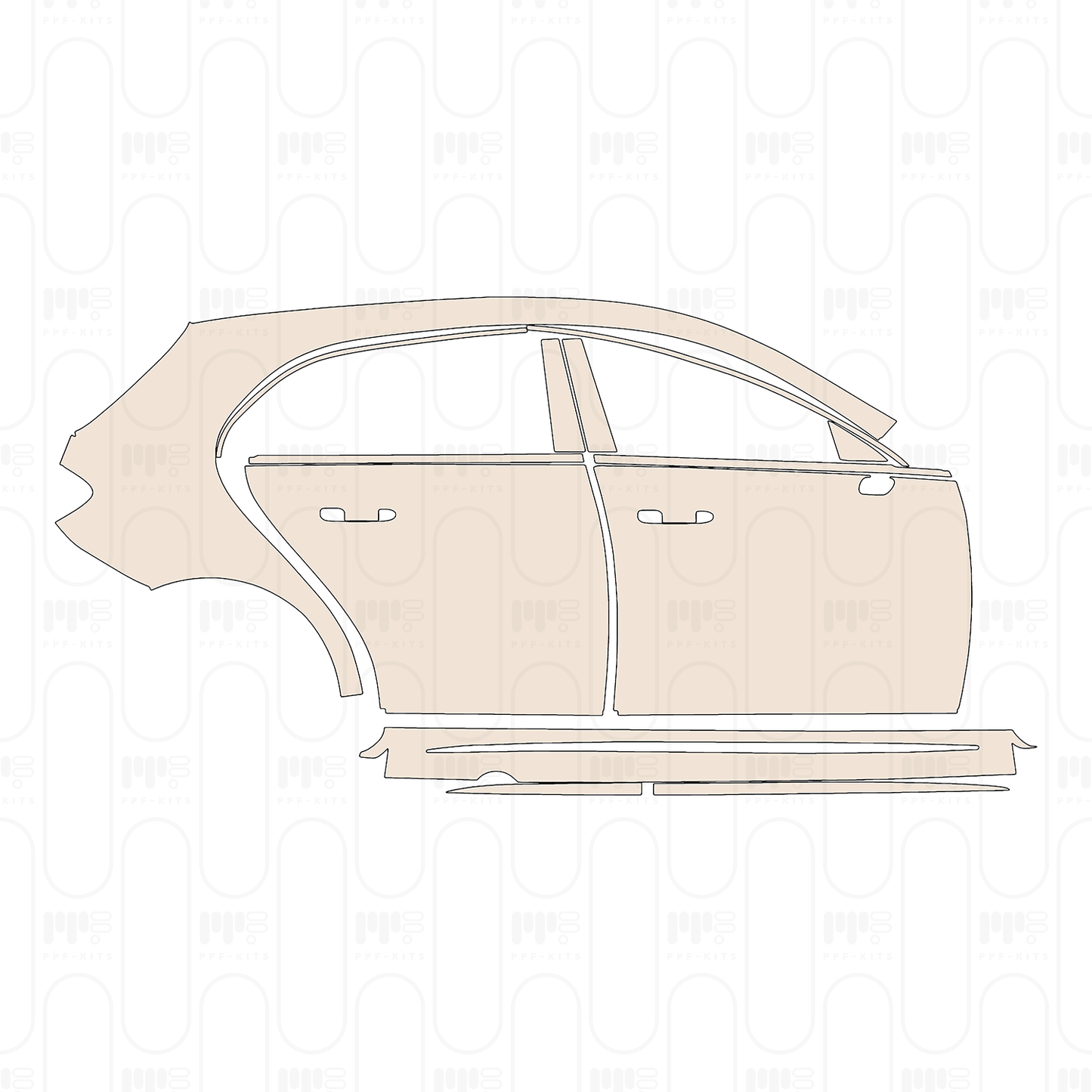 Pre-Cut PPF Mercedes-Benz A Class Hatchback AMG A 45 2026