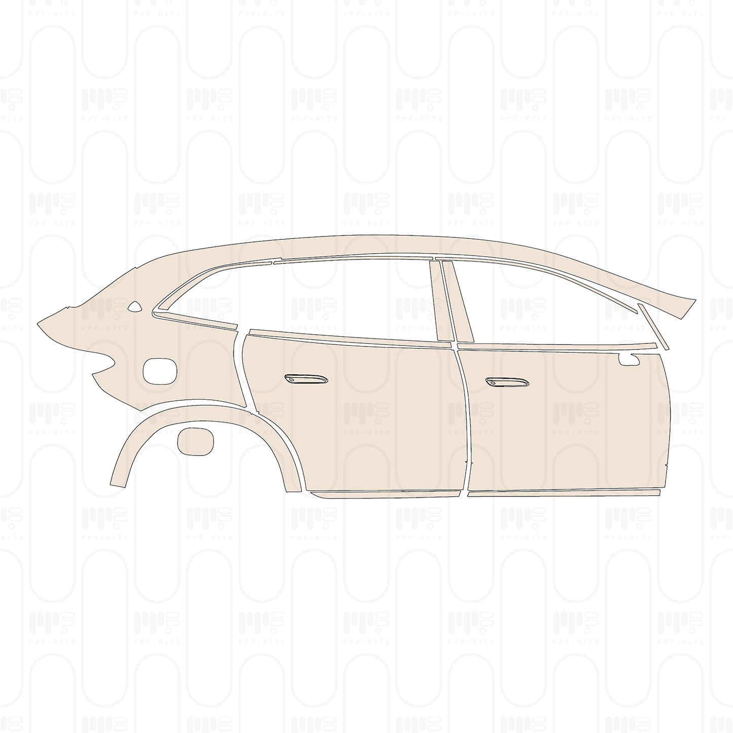 Pre-Cut PPF Mercedes-Benz MAYBACH EQS SUV 2026