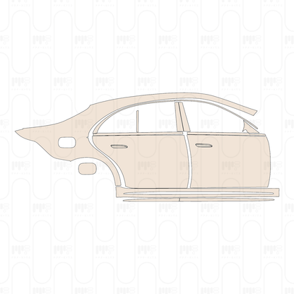 Pre-Cut PPF Mercedes-Benz S Class Sedan AMG Line Extended Wheelbase 2026