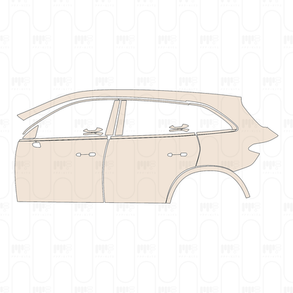 Pre-Cut PPF Mercedes-Benz GLC SUV Extended Wheelbase (GLC L) Base 2026