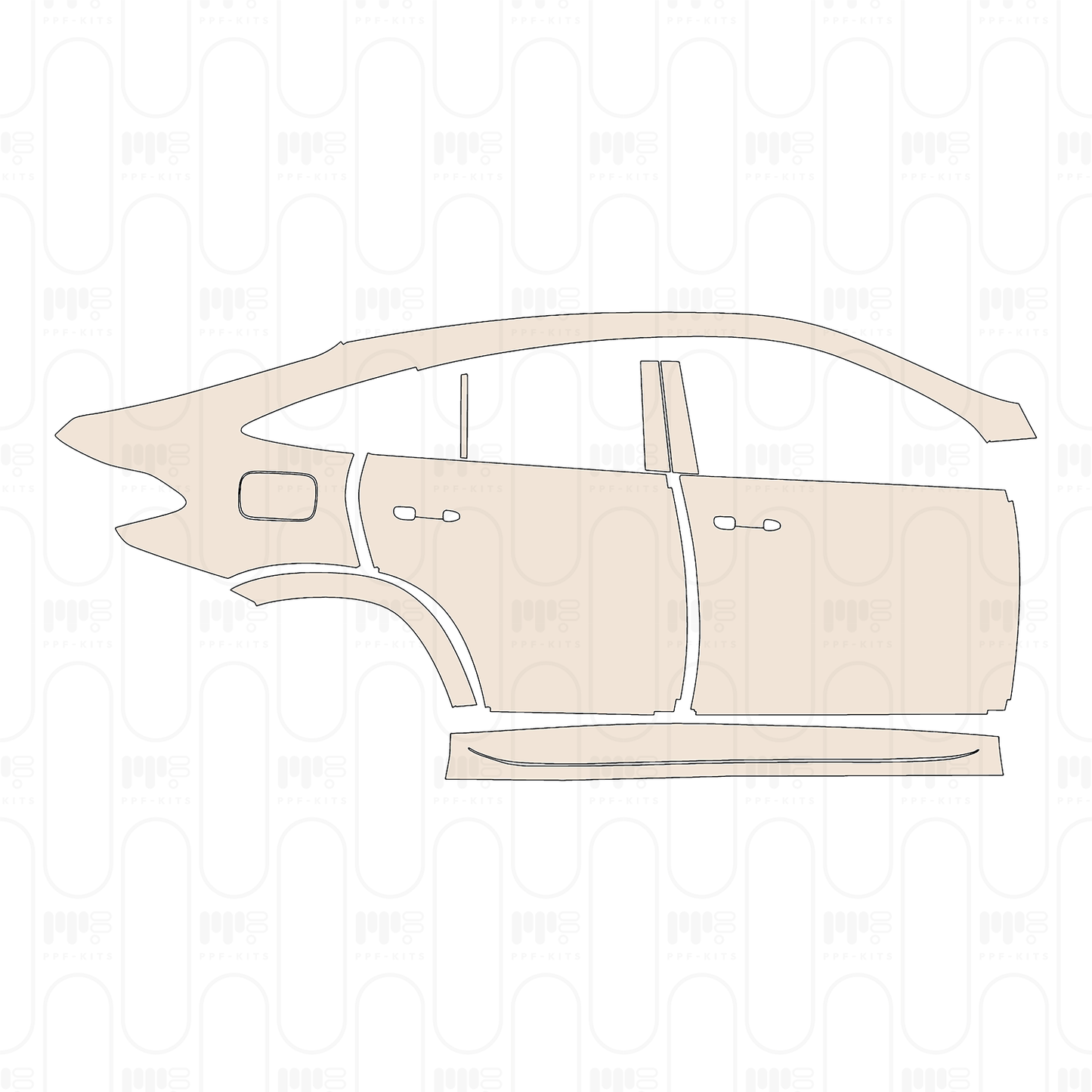 Pre-Cut PPF Mercedes-Benz GLE Coupe AMG GLE 53 2026