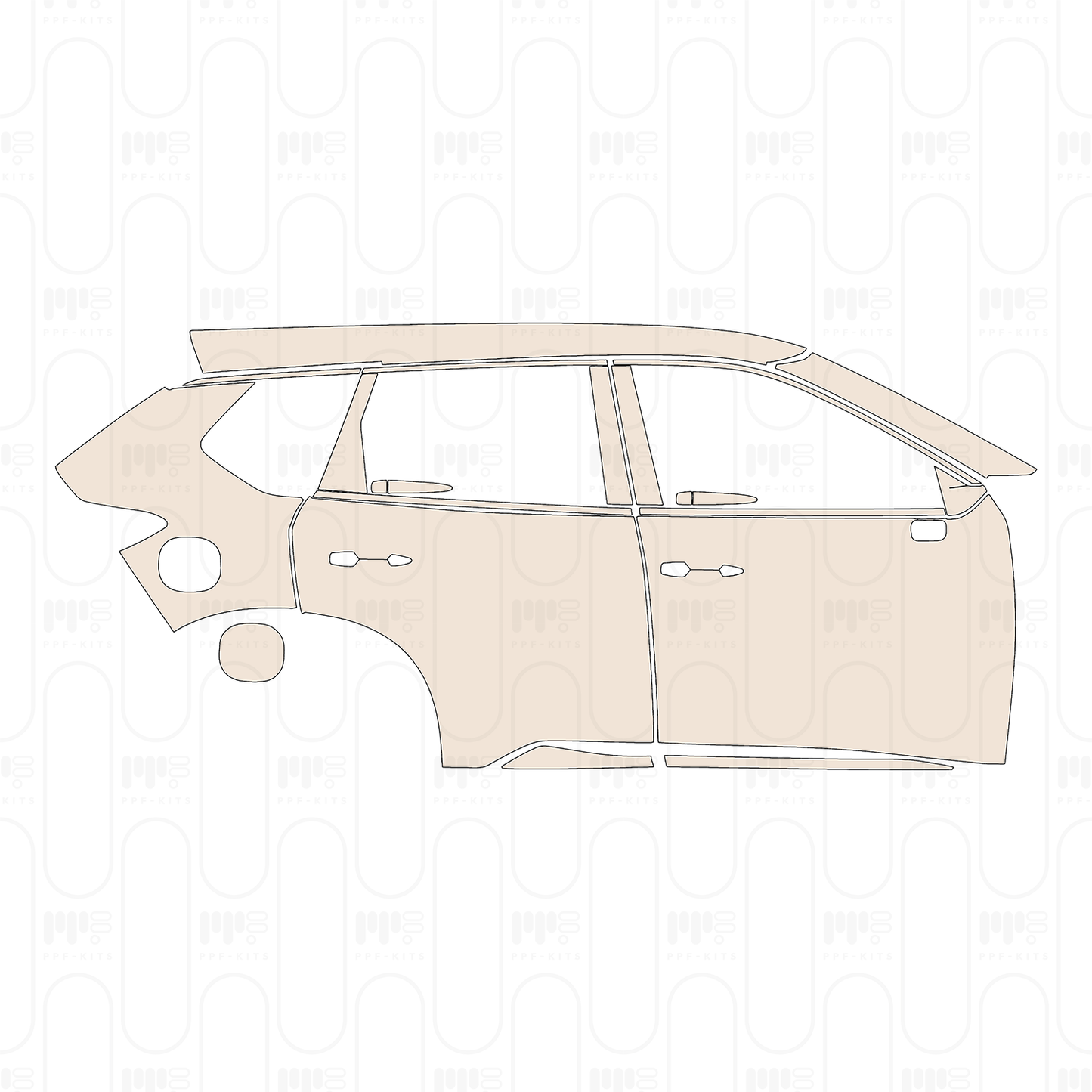 Pre-Cut PPF Nissan Rogue Platinum 2026