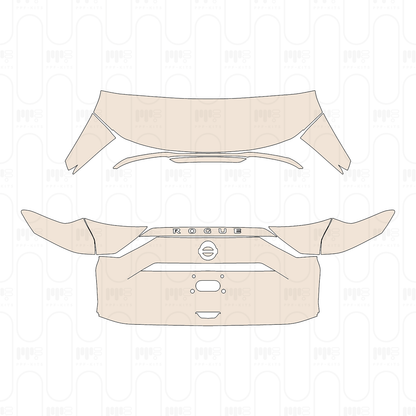 Pre-Cut PPF Nissan Rogue S 2026