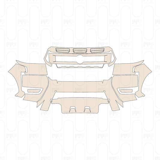 Pre-Cut PPF Nissan Frontier Crew Cab Pro-X 2026