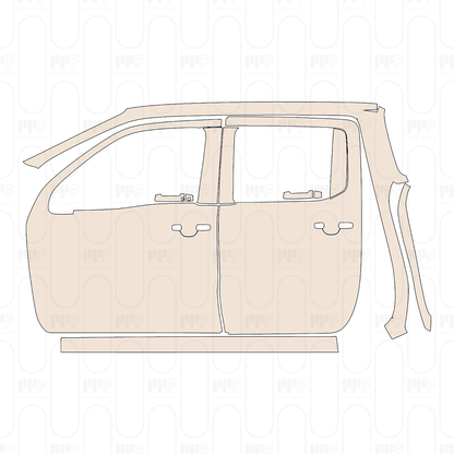 Pre-Cut PPF Nissan Frontier Crew Cab Pro-4X 2026